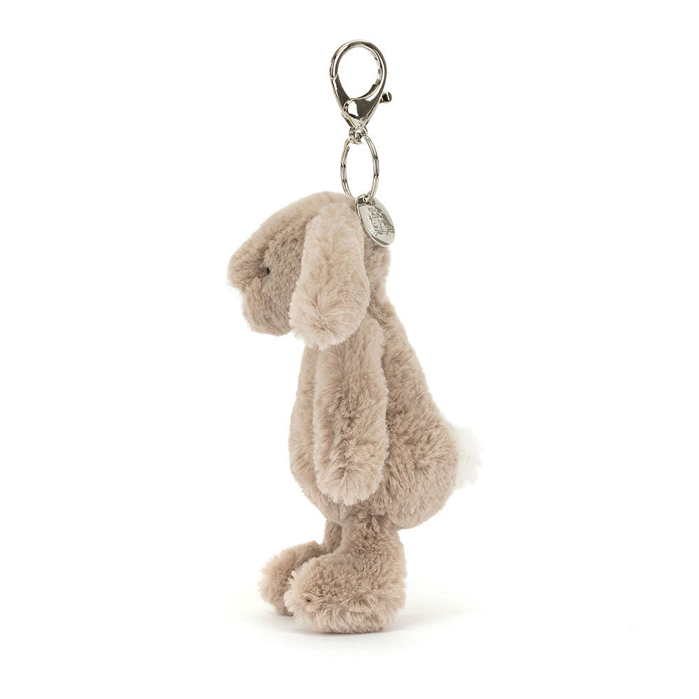 Bashful Beige Bunny Bag Charm, View  2