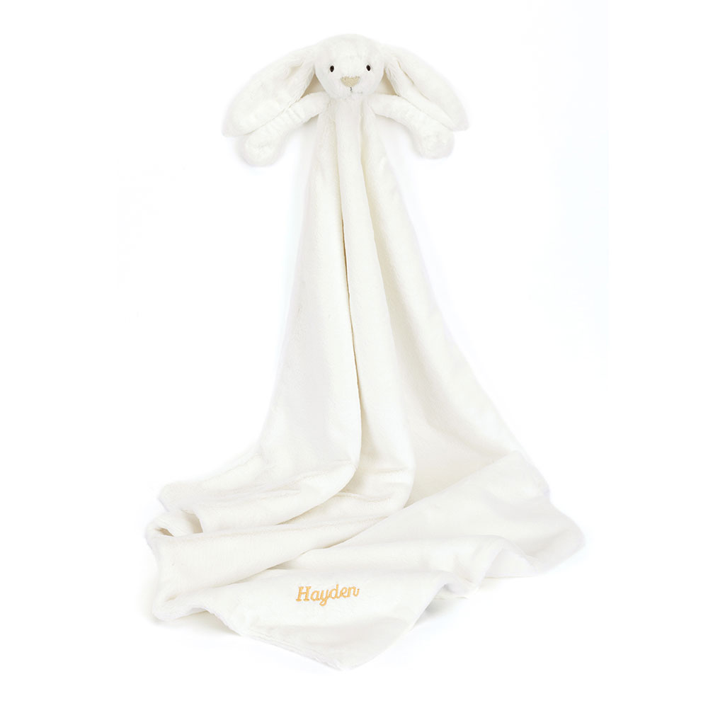 Personalised Bashful Luxe Bunny Luna Blankie, Main View